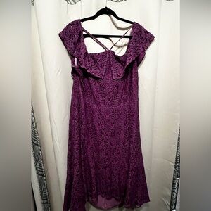 City Chic Dyed Formal Knee Length Dress